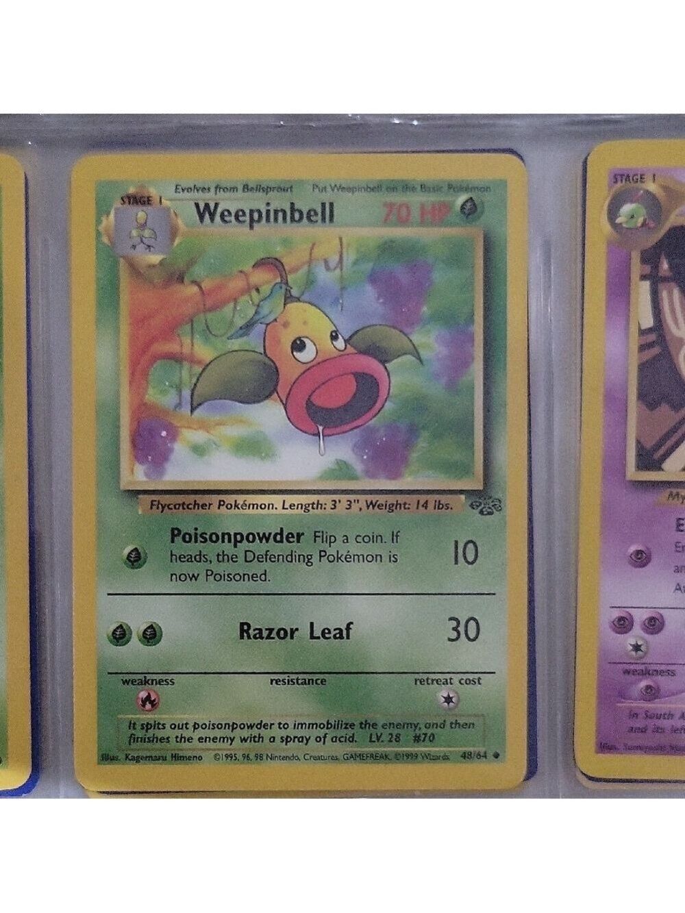 Weepinbell Card Pokémon